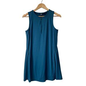 Crane Women’s Blue Activewear Dress Built in Shorts Size M Tennis Golf Stretch